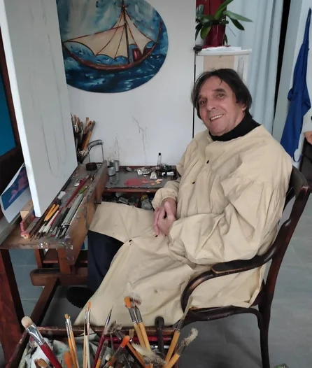 Mon atelier à Lyon en 2000